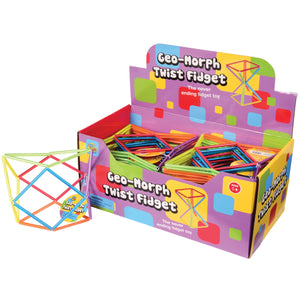 Geo-Morph Twist Fidget Toy Toy 24 Per Display