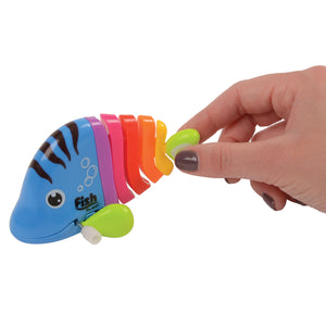 Wind Up Rainbow Fish Toy 12 Pkgs Per Display