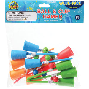 Ball And Cup Games Toy (One dozen)
