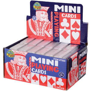 Mini Playing Cards Toy (one dozen)