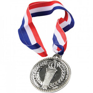 Novelty Olympic Style Silver Medal (One Dozen)