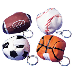 Sports Pouch Keychains (one dozen)