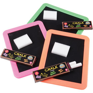 Blackboards With Chalk And Erasers Stationery (One Dozen)