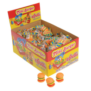 Party Candy Gummy Mini Burgers (60 Pieces)