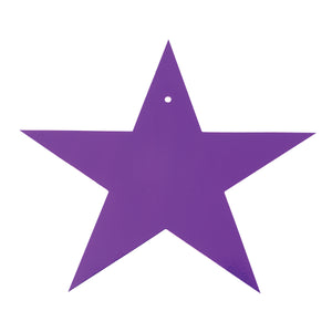 5 Inch Foil Star - Purple Party Decoration (One Box)