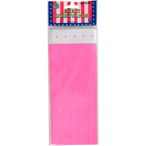 Adhesive Event Bands Neon Pink Party Accessory (pack of 100)