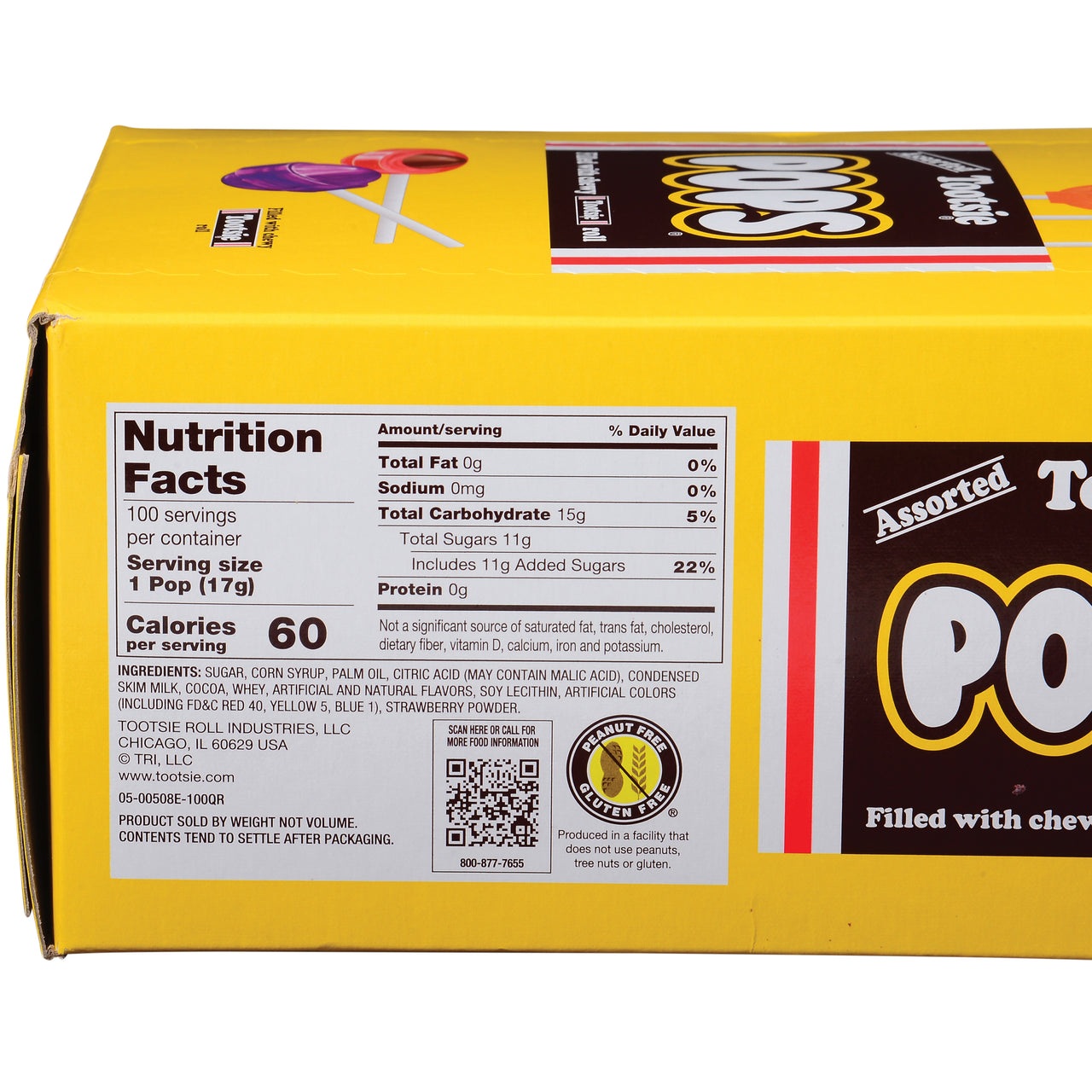 Tootsie Pops Candy (Box Of 100)