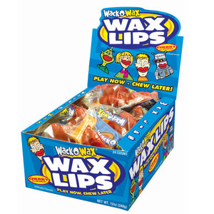 Wack-O-Wax Lips Candy 24 Per Display