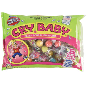 Cry Baby Sour Gumballs Candy 12 Oz Bag
