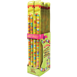 Biggest Sour Candy Necklace Candy 24 Per Display