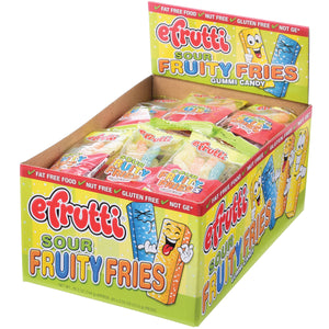 Efrutti Sour Fruity Fries Candy 48 Per Display