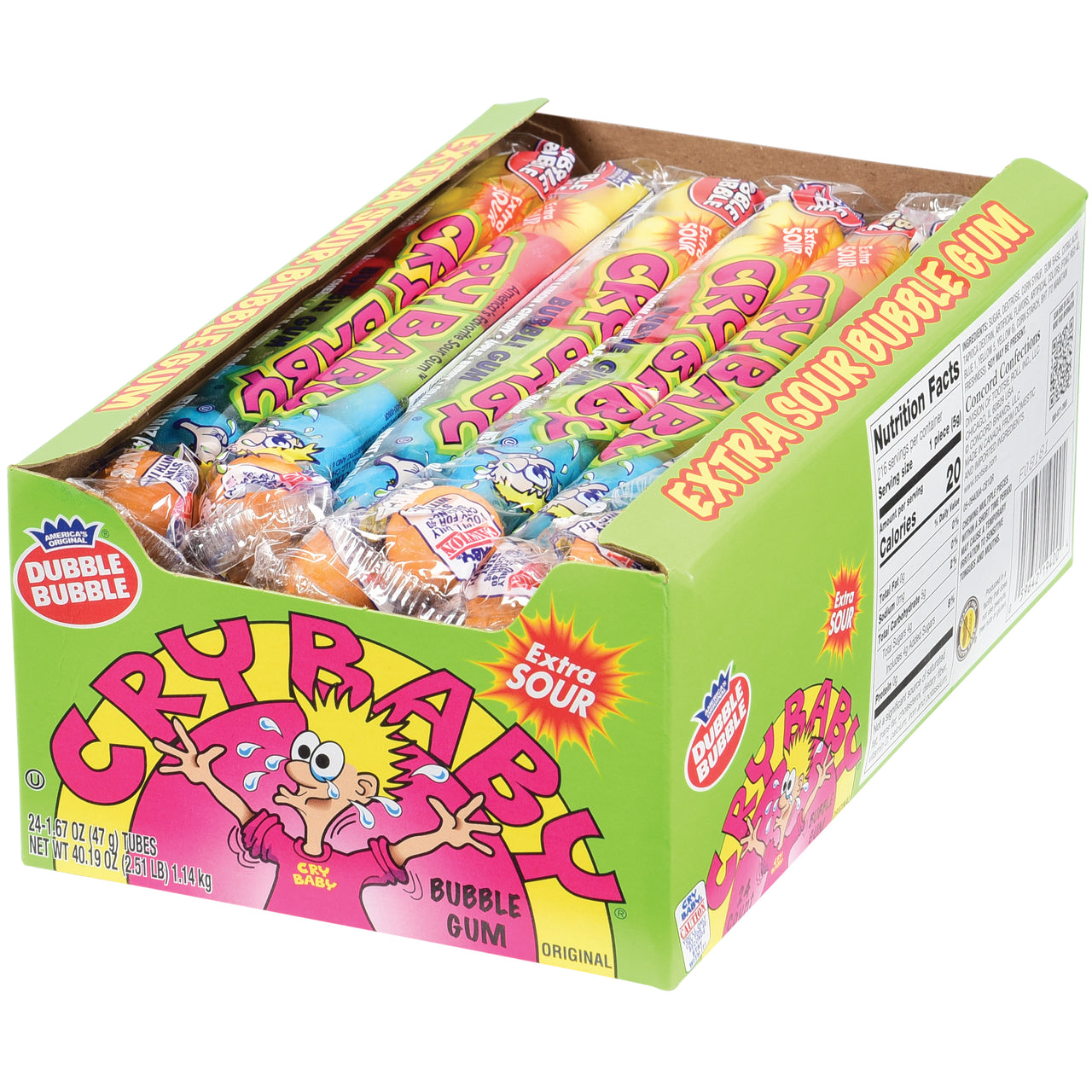 Cry Baby Nitro Candy 9 Piece Tube