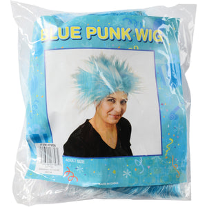 Blue Punk Wig Costume Accessory