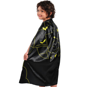 Superhero Black Bat Costume Cape