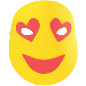 Emoticon Foam Masks Costume Accessory (1 Dozen)