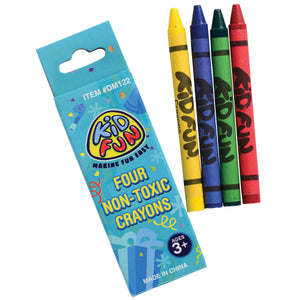 4 Pack Crayons Stationery (Box Of 72 Packs)