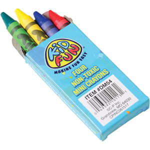 Mini Crayons 4-Box Stationery (144 pieces)