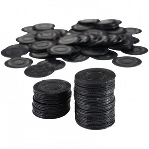 Bulk Black Poker Chips Game Accessory (bag of 100)