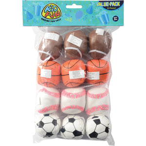 Mini Sports Balls Toy (One Dozen)