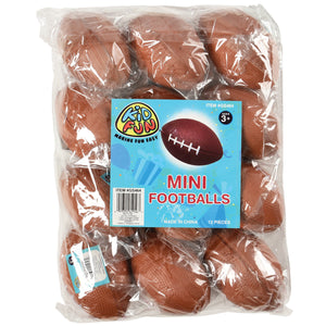 Mini 4 Inch Footballs Toy (one dozen)