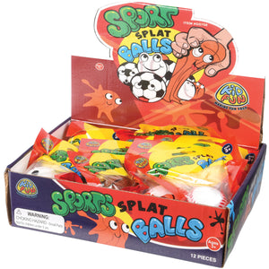 Sports Splat Balls Toy (one dozen)
