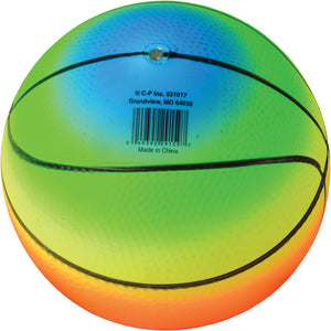 Rainbow Basketballs Toy - 5 inch (1 dozen)