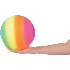 Rainbow Playground Balls Toy - 5 inch (1 dozen)