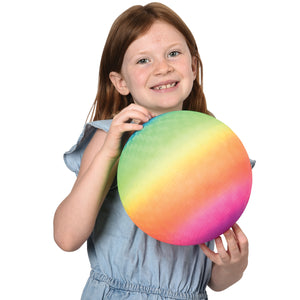 Rainbow Playground Balls Toy - 9 inch (1 dozen)