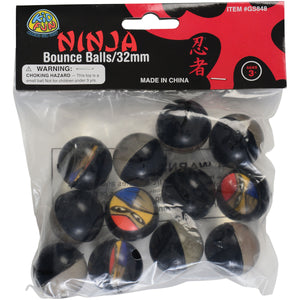 Ninja Bounce Balls 32Mm Toy (pack of 12)