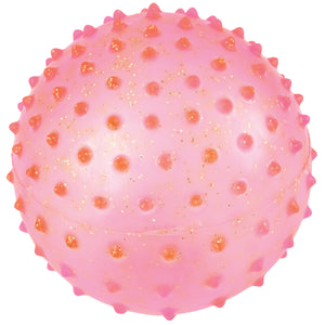 Glitter Knobby Balls Toy 5 Inch (1 Dozen)