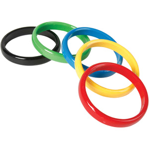 Olympic Cane Rack Rings Party Game (set of 5)