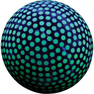 Neon Polka Dot Pvc Balls/5 Inch Toy (1 Dozen)