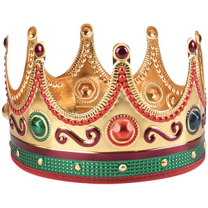 Gold Foil Crowns - Adult Party Favor (One Dozen)