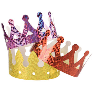 Prism Metallic Crowns Party Favor (1 dozen)