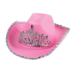 Pink Cowboy Hat with Jewels - Child Costume Accessory