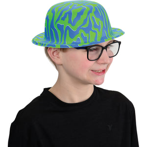 Swirl Derby Bowler Hats Costume Accessory (1 dozen)