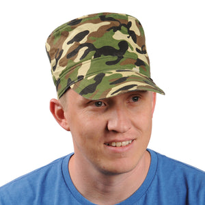 Adult Military Camo Cap