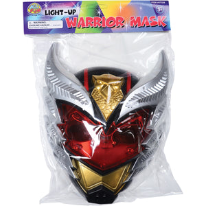 Light Up Warrior Mask Costume Accessory