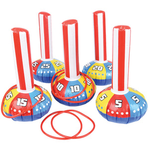 Inflatable Ring Toss Game Party Game (Set)