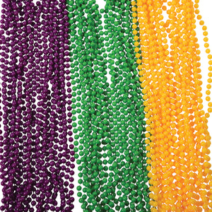 Bead Necklaces Purple Party Favor (pack of 12)