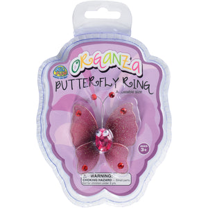 Organza Butterfly Ring Novelty