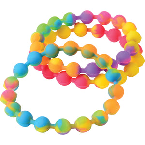 Silicone Bead Bracelets Party Favor (1 Dozen)