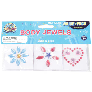 Body Jewels Costume Accessory (pack of 12)