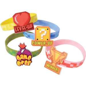 Power Up Rubber Bracelets Party Favor (1 Dozen)