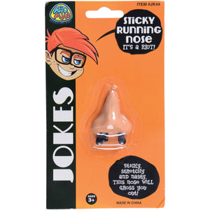 Sticky Running Nose Gag Toy