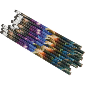 Space Theme Pencils (One Dozen)