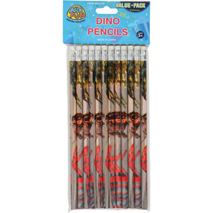 Designer Dinosaur Pencils (One Dozen)