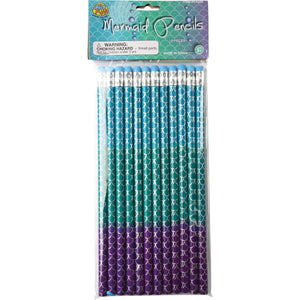 Mermaid Pencils Party Supply (1 Dozen)