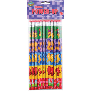 Power Up Pencils Party Supply (1 Dozen)