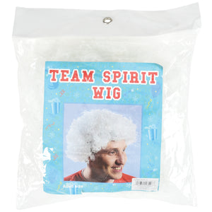 School Spirit Team Spirit Costume Wig - White